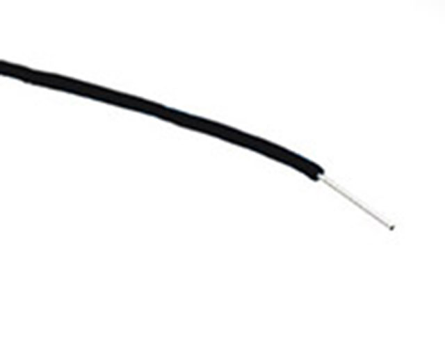 Montagedraad Massief ø1,0mm² 900V - zwart p/mtr