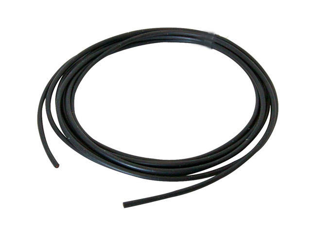 Siliconen meetkabel ø0,75mm² Diameter ø3.3mm Zwart P/mtr