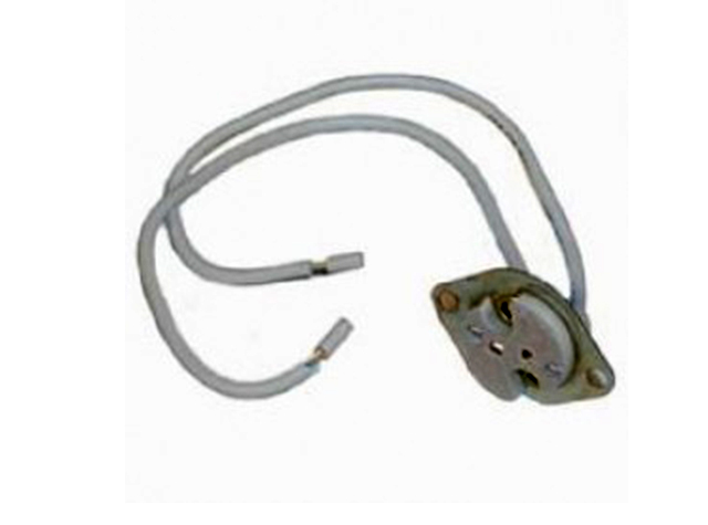 Halogeen lampvoet G4-G6 fitting ø17mm met flens en draad