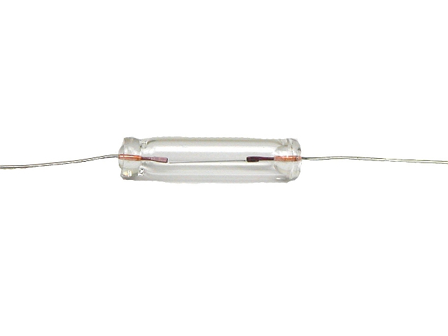 Lampje met draadjes ø4,3 x 20mm - 12V/100mA - axiaal