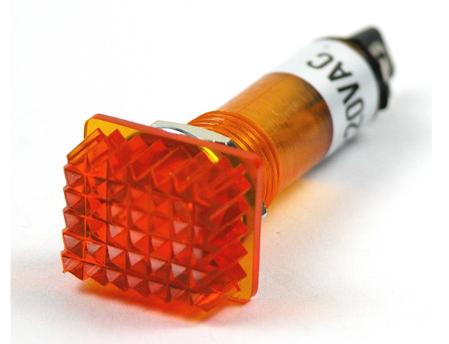 Controle lampje (ø10mm) Neon 220V oranje - RoHS