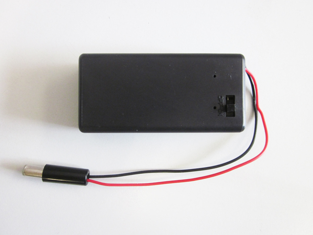 9V batterijhouder voor Arduino (Ecxl. batt.)