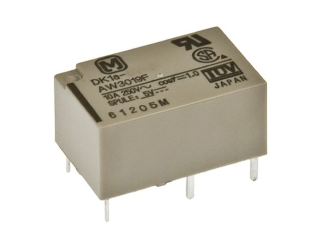 Printrelais Power SPST-NO 12VDC 10A, relais SPST-NO 12VDC 10A