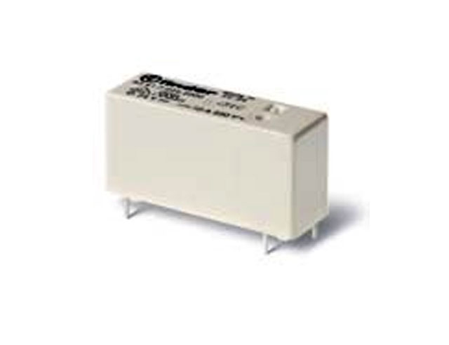 Insteek-/printrelais 1xwissel 10A - raster 3,2mm - 5-6Vdc 250mW