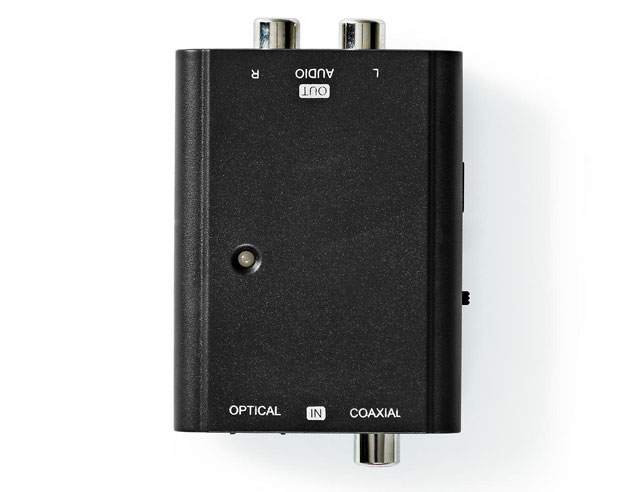 2-wegs Ingang:1x RCA Fem of 1x TosLink naar uitgang 2x Tulp Fem