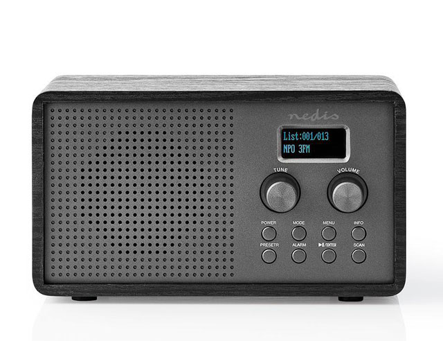 Tafelmodel DAB+ / FM radio met 20 voorkeur zenders