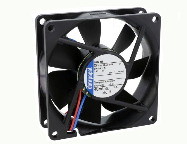 Ventilator 80x80x25mm 24Vdc 79m³/h 37dBA   Papst