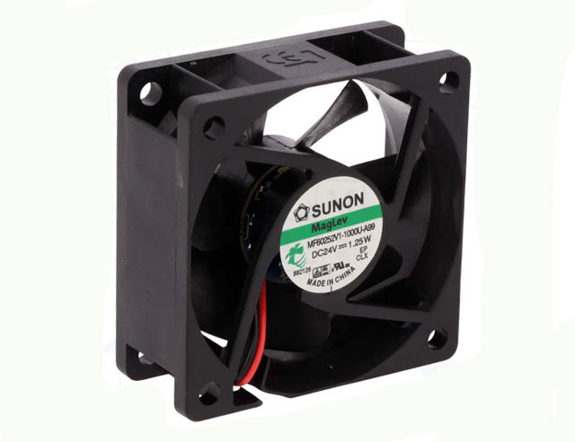 Ventilator 60x60x25mm 24Vdc 27dBA 39,9m³/uur - vapolager