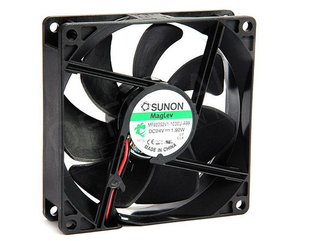 Ventilator 92x92x25mm 24Vdc 87,4m³/hr 34dBA - Vapolager Sunon